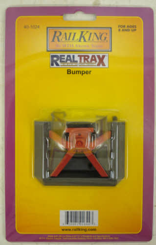 MTH 40-1024 O Scale RailKing RealTrax Illuminated Bumper One Piece