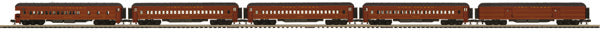 MTH 20-40003 O Long Island Premier 70' Madison Passenger Car Set (Set of 5)