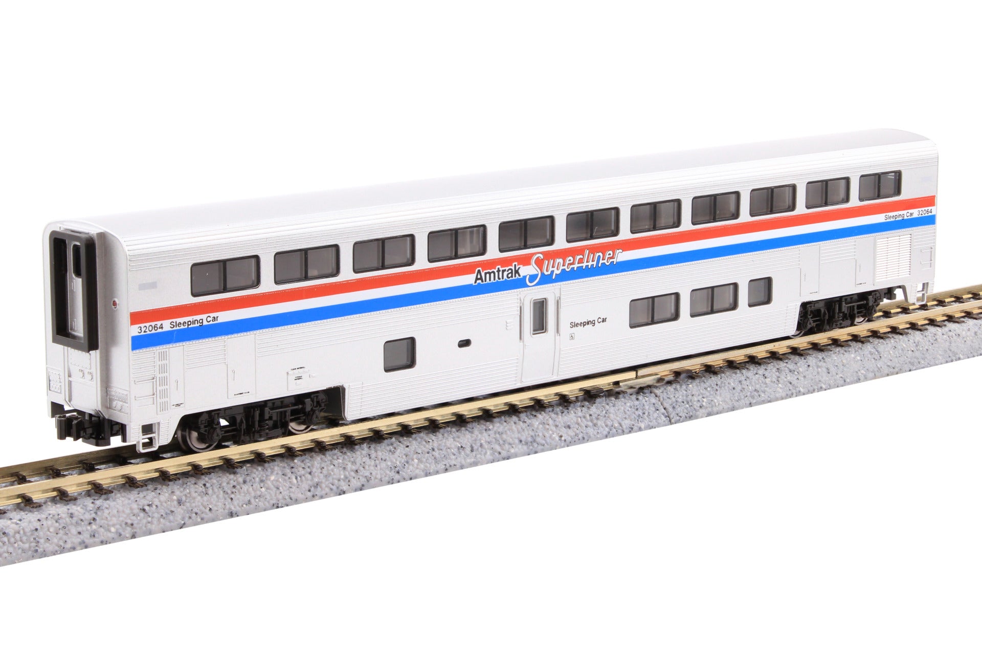Kato 106-3530-S N AMTK F40PH Diesel Loco w/ Sound & Superliner Ph. 3 P