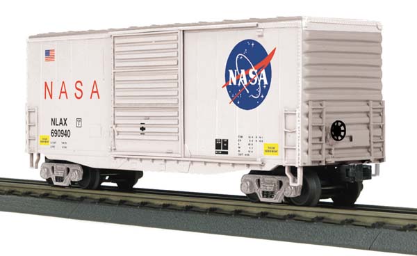 MTH 30-74552 O Gauge NASA 40' High Cube Box Car LN/Box