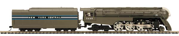 MTH 80-3166-1 New York Central HO Scale 4-6-4 Dreyfus Hudson #5448 w/PS3