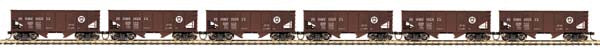 MTH 80-90013 HO Pennsylvania USRA 55-Ton Steel Twin Hopper Car Set (Set of 6) MT/Box