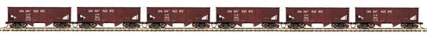 MTH 81-90024 HO Union Pacific USRA 55-T Steel Twin Hopper Car Set (Set of 6)