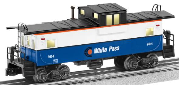 Lionel 6-29733 O Gauge White Pass Extended Caboose #904