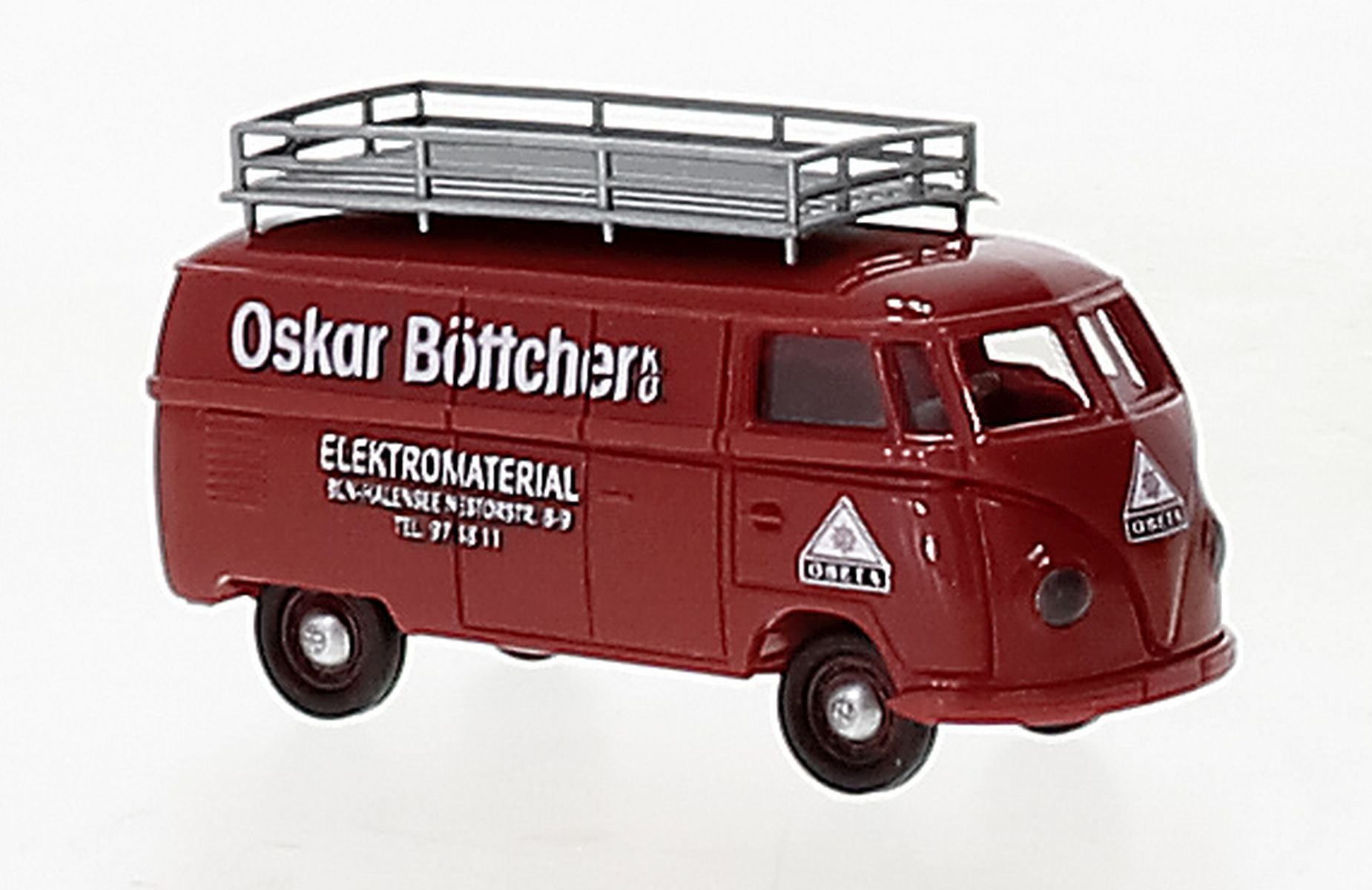 Brekina Automodelle 32070 HO Obeta 1950-1954 Volkswagen T1a Kasten Cargo Van