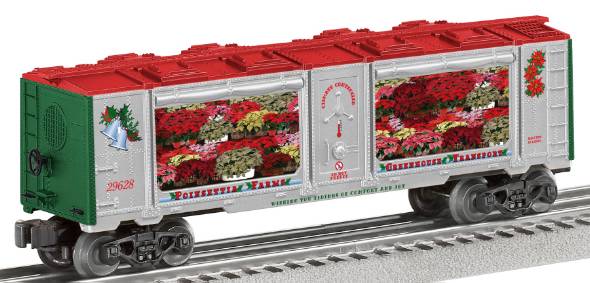 Lionel 6-29628 O Gauge Poinsettia Mint Car LN/Box