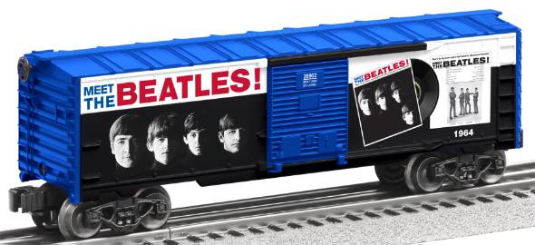 Lionel 6-29961 O Gauge Meet the Beatles! Boxcar (Pack of 2) NIB