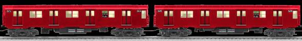 Lionel 6-25582 NYC Transit Authority Subway Passenger Cars 2Pk.