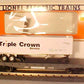 Lionel 6-17506 O Gauge NS Standard O Flatcar w/ Triple Crown Trail LN/Box