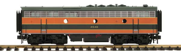 MTH 70-2091-3 Great Northern G Scale F-7 B-Unit Diesel (Dummy)