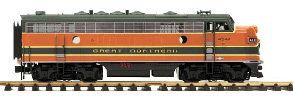 MTH 70-2091-4 Great Northern G Scale F-7 A-Unit Diesel (Dummy)