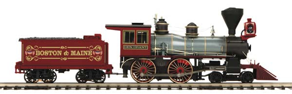 MTH 20-3393-1 Boston & Maine 4-4-0 American Hi-Rail Wheels Steam Loco w/PS3 #41