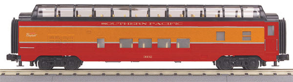 MTH 30-67323 O Southern Pacific 60' Streamlined Full-Length Vista Dome Car #3603 NIB