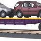 MTH 30-76056 O Atlantic Coast Line Flatcar w/2 1997 Mercedes-Benz Cars #110902 NIB