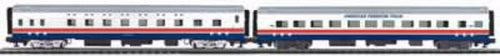 MTH 20-6693 American Freedom 70' Streamlined Sleeper/Diner Set LN/Box