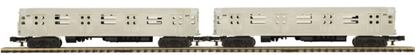 MTH 20-2933-3 O MTA Non-Powered R-11 Subway Set Add-On (Set of 2)