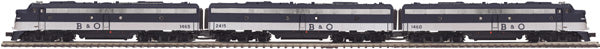 MTH 20-2891-1 B&O E-8 ABA Diesel Engine Set w/Proto-Sound 2.0 #1460/1465/2415