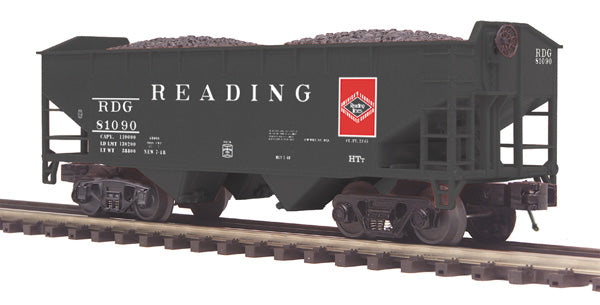 MTH 20-97662 O Reading 2-Bay Offset Hopper Car #81090 EX/Box