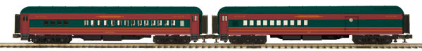 MTH 20-4198 O New York Ontario & Western 70’ Madison Comb/Diner Set (Set of 2)