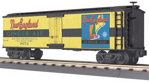 MTH 30-8635 New England Ginger Ale Die-Cast Reefer Car LN/Box