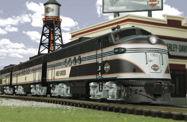MTH 20-2563-1 O Harley-Davidson FT ABA Diesel Loco Set w/PS2 #1903A/1903C/1903B NIB