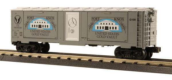 MTH 30-74057 O Gauge Fort Knox 40' Window Box Car w/ Gold Load LN/Box