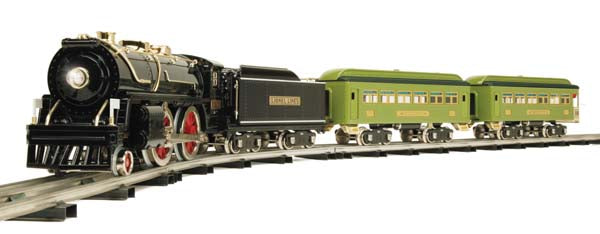 MTH 11-5001-1 Std. Gauge Black/Brass #384 Steam Passenger Set w/Proto-Sound 2.0