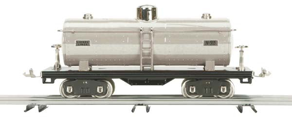 MTH 11-30025 Std. Gauge Nickel Lionel Lines Tank Car #515