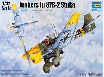 Trumpeter 03214 1:32 Junkers Ju 87B-2 Stuka Military Aircraft Plane Model Kit
