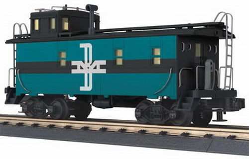 MTH 30-7786 O Boston & Maine RailKing Offset Steel Caboose Car #C120 NIB