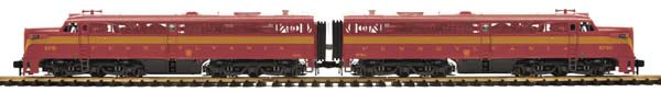 MTH 70-2036-1 G Scale PRR Alco PA AA Diesel Locomotive Set w PS 2.0