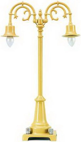 MTH 30-1096 O #54 Cream Diecast Lamp Set (Pack of 2)