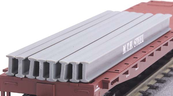 MTH 30-50007 O Scale Steel I-Beam (Set of 8)