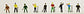Model Power 1337 N Scale Work Crew Figures (Set of 9)