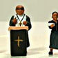 Model Power 5737 HO Scale Pastor & Congregants with Pulpit 7 pcs