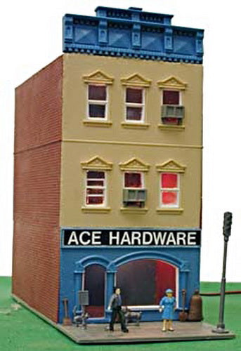 Model Power 577 HO Scale Built-up Ace Hardware