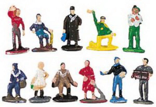 Bachmann 42502 N Scale Assorted Figures # 2 (Set of 12)