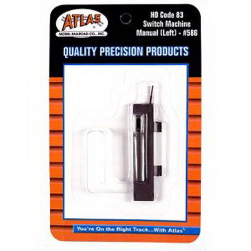 Atlas 0586 HO Code 83 Left Hand Manual Switch Machine