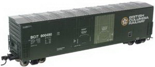 Atlas 20000104 HO BC Rail 53' DPD Boxcar #800502