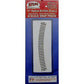 Atlas 2520 N Code 80 Nickel-Silver 11" Radius Curved Snap-Track (Pack of 6)