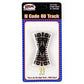 Atlas 2566 N Code 80 Nickel Silver Rail 30° Crossing Track Section