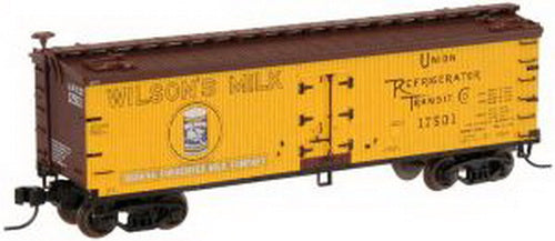 Atlas 41541 N Scale URTC Wilson's Milk 40' Wood Reefer #17501