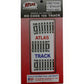 Atlas 0825 HO Code 100 Nickel Silver 1-1/2" Straight Snap Track (Pack of 4)