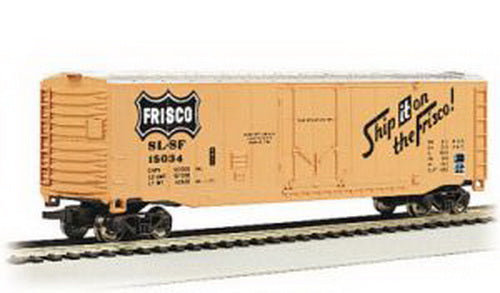 Bachmann 18025 HO Frisco 50' Plug-Door Box Car #15034