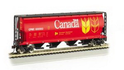 Bachmann 19131 HO Canada Grain 4-Bay Cylindrical Grain Hopper #606902