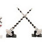 Bachmann 42200 HO Non-Operating 6-Crossing Signal & 3-Pairs of Gates