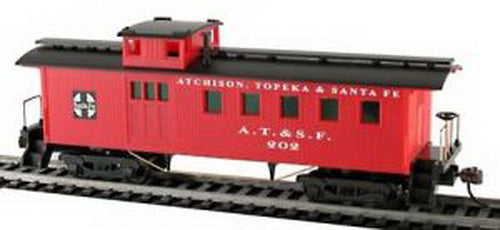 Mantua 725026 HO Scale AT&SF Long Wood Freight Caboose #202