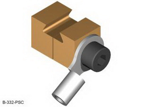 Split Jaw 40282 Brass B-332-PSC-7 .0 mm Power Supply Connecter (Pack of 2)