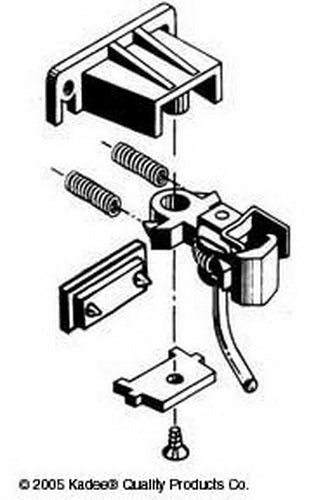Kadee 1781 G and HOn3 Gauge Bachmann 2-8-0 Tender Coupler Kit