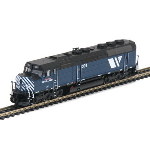 Athearn 16821 N Scale Montana Rail Link F45 Diesel Locomotive #391